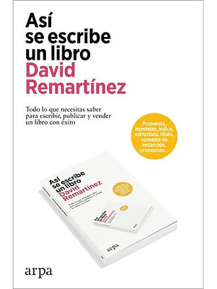 Asi Se Escribe Un Libro