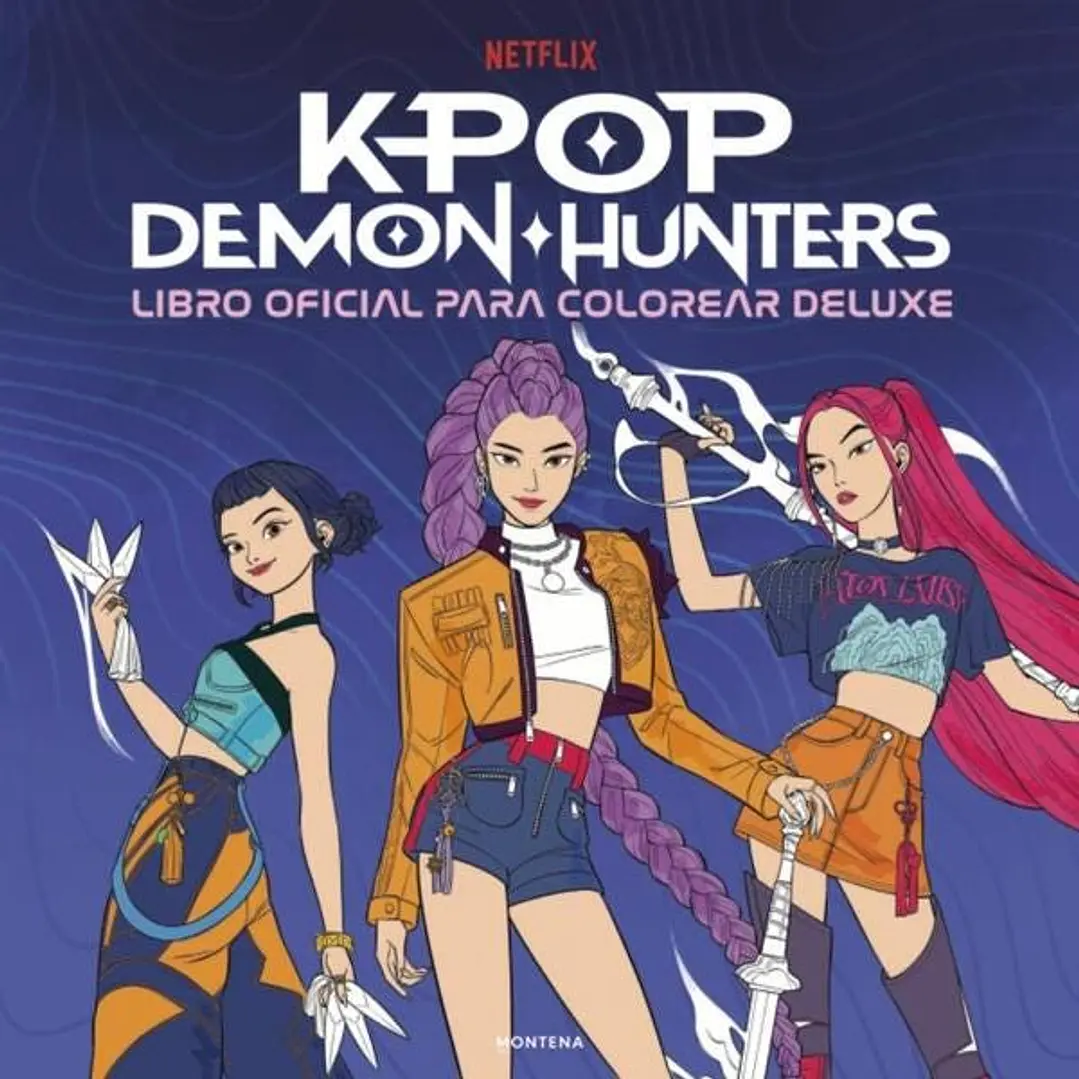 Kpop Demon Hunters. Libro Para Colorear Deluxe 1
