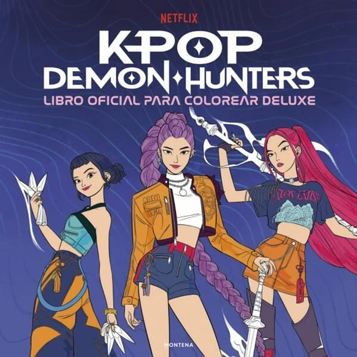 Kpop Demon Hunters. Libro Para Colorear Deluxe 1