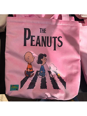 Tote Bag - The Peanuts (Snoopy Rosado)