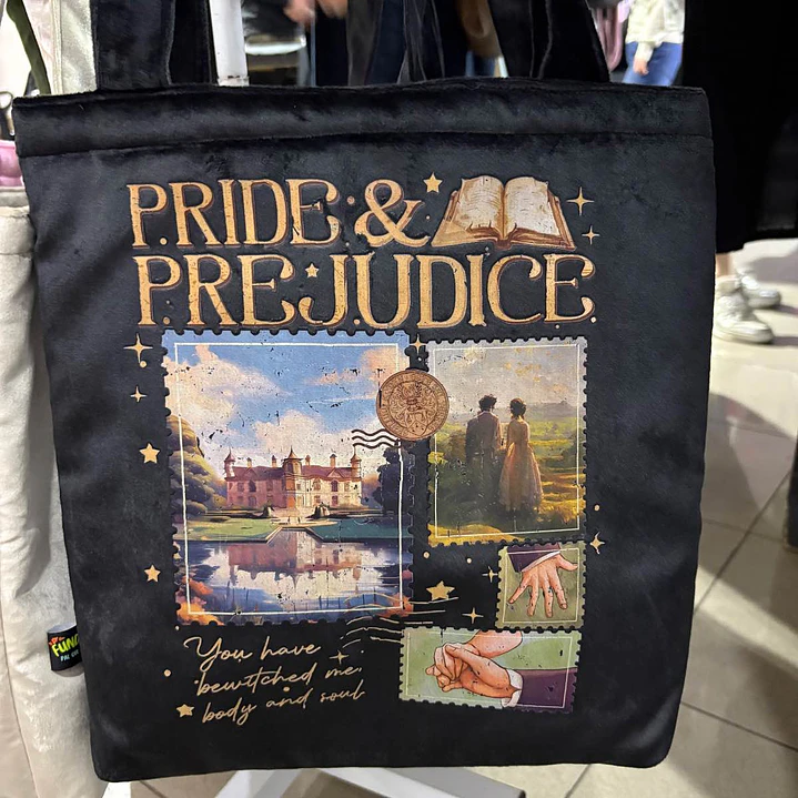 Tote Bag - Orgullo Y Prejuicio (Negra) 1