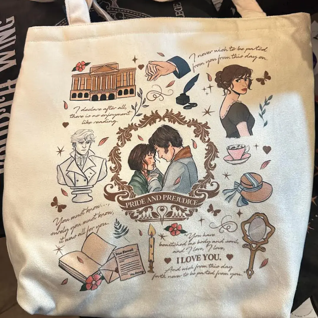 Tote Bag - Orgullo Y Prejuicio (Crema) 1