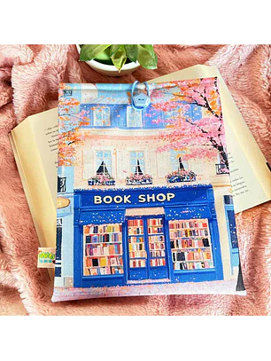 Funda Para Libro (Con Boton) - Book Shop Primavera