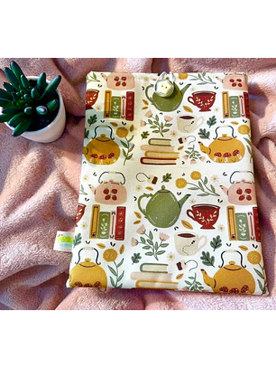 Funda Para Libro (Con Boton) - Libros Y Tecito