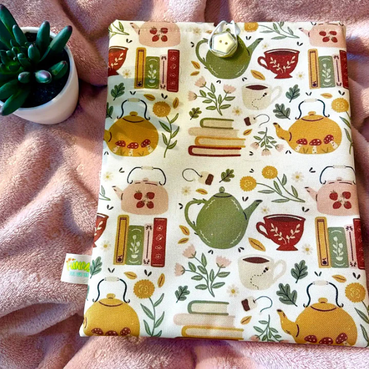 Funda Para Libro (Con Boton) - Libros Y Tecito 1