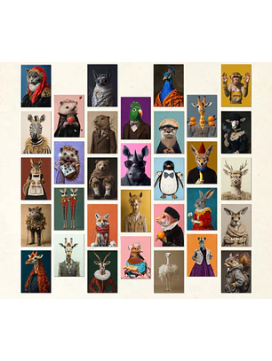 Tarjeta De Saludo - Postales Animales