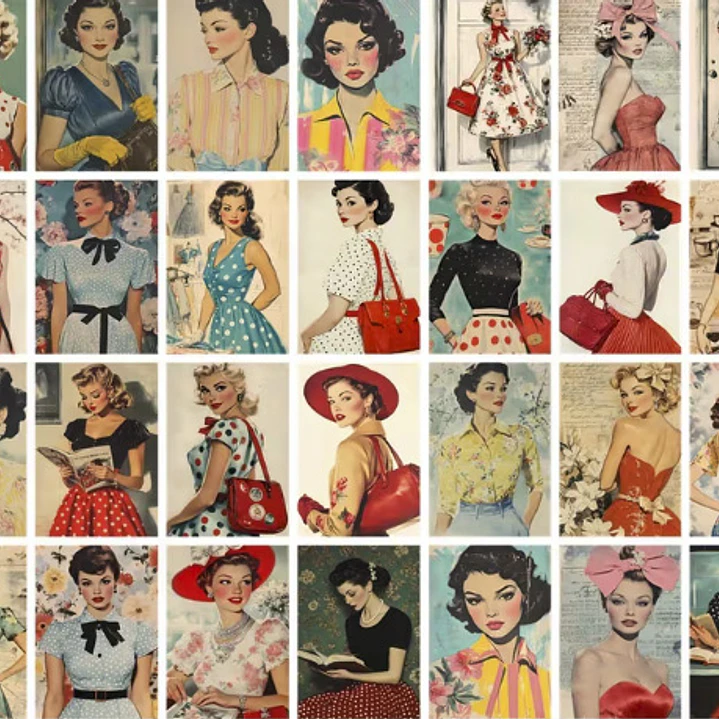 Tarjeta De Saludo - Postales Retro 1