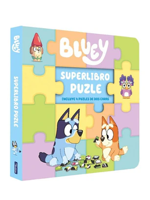 Bluey - Super Libro De Rompecabezas 