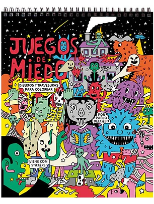 Juegos De Miedo. Dibujos Y Travesuras Para Colorear