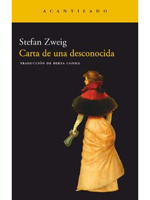 Carta De Una Desconocida