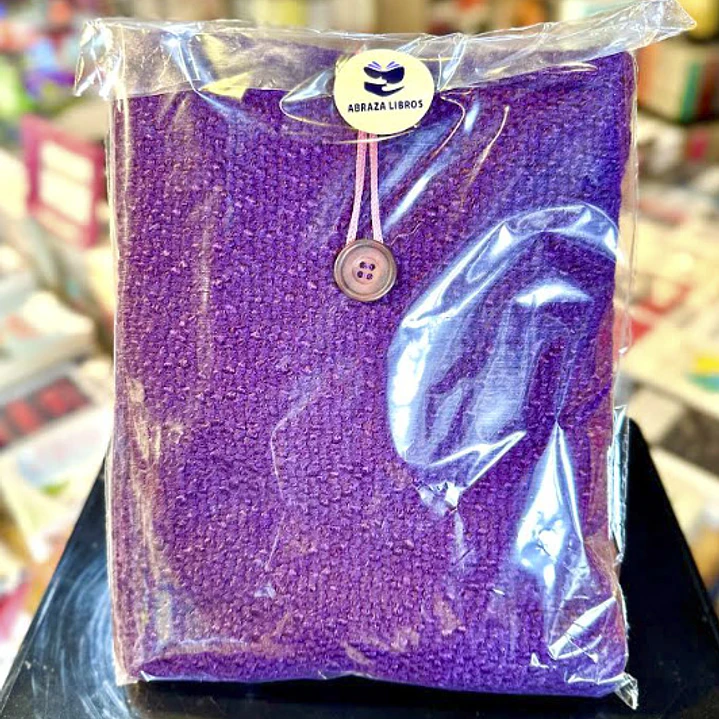 Funda Para Libro - Morado Textura (Mediano) 1