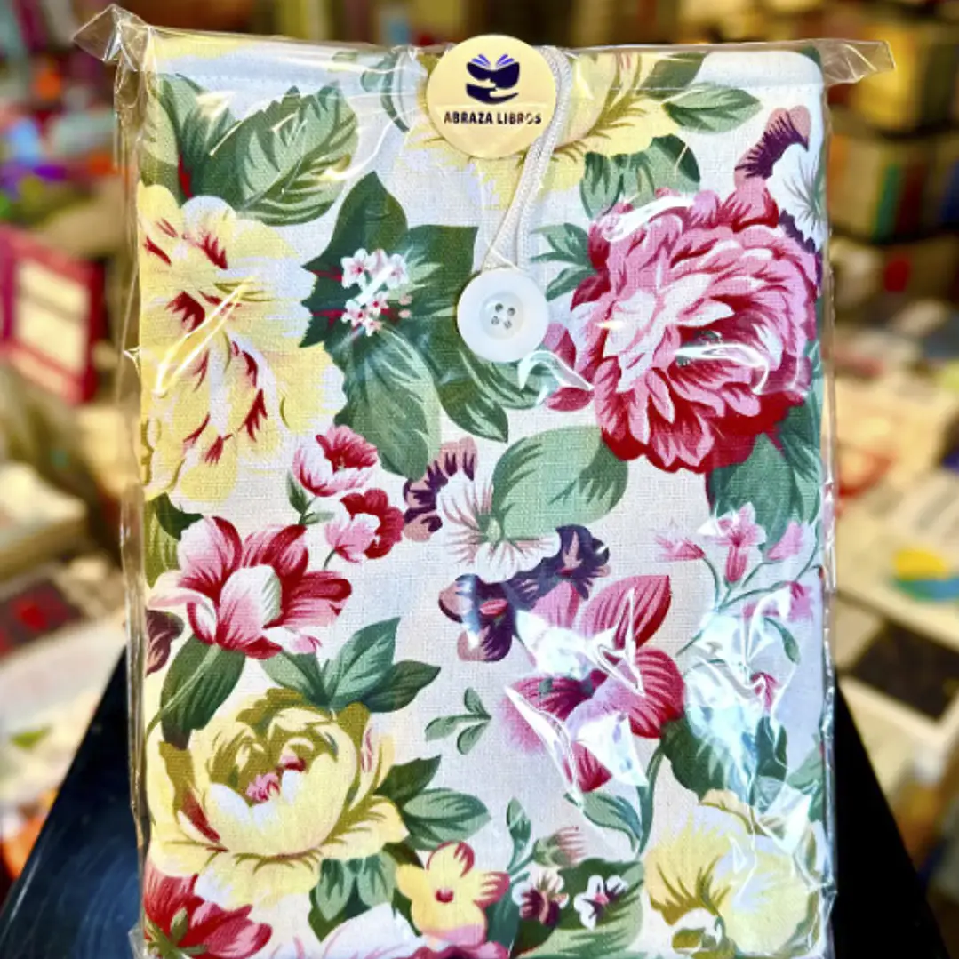 Funda Para Libro - Flores 1