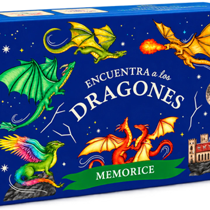 Encuentra A Los Dragones Memorice 1