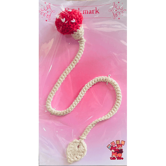 Marcador Crochet Hongo