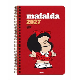 Mafalda 2027 Anillada Columnas Rojo