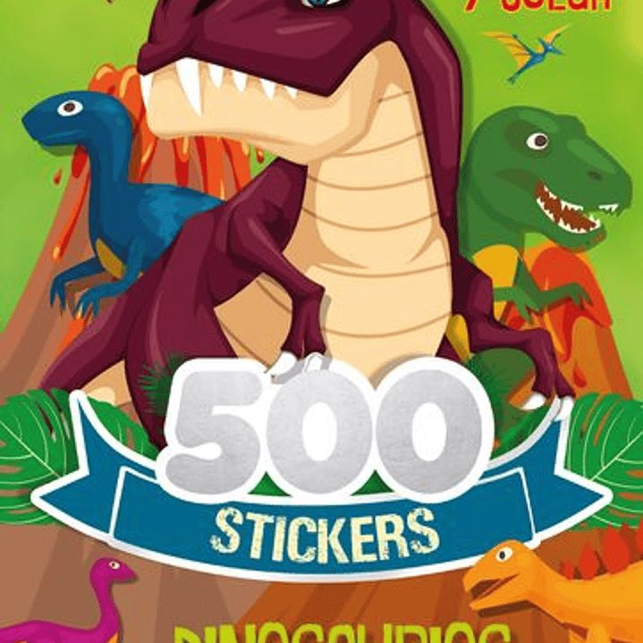 500 Stickers De Dinosaurios 1