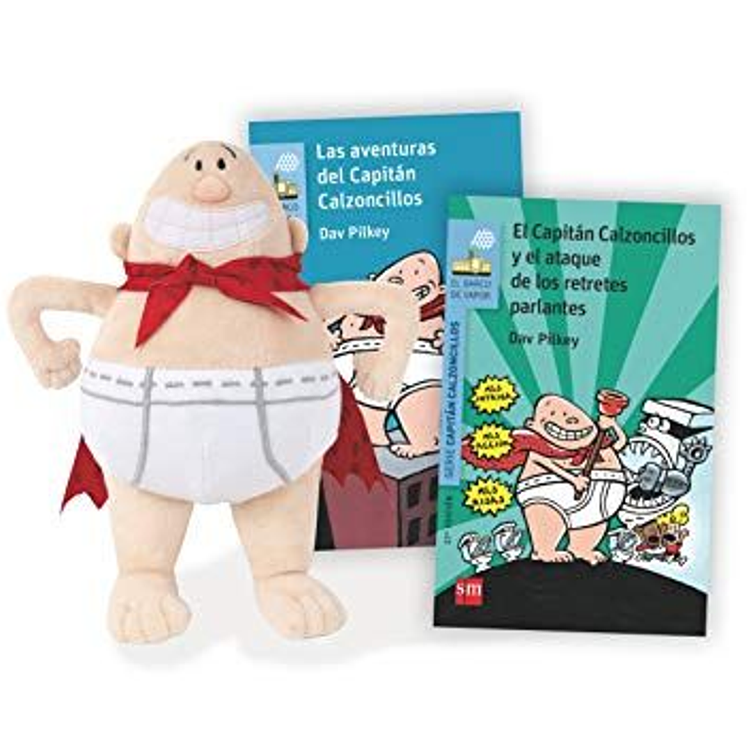 Pack Capitan Calzoncillo - Incluye Peluche 1