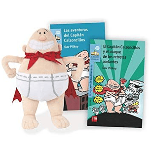 Pack Capitan Calzoncillo - Incluye Peluche