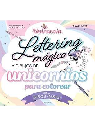 Unicornia. Lettering Magico