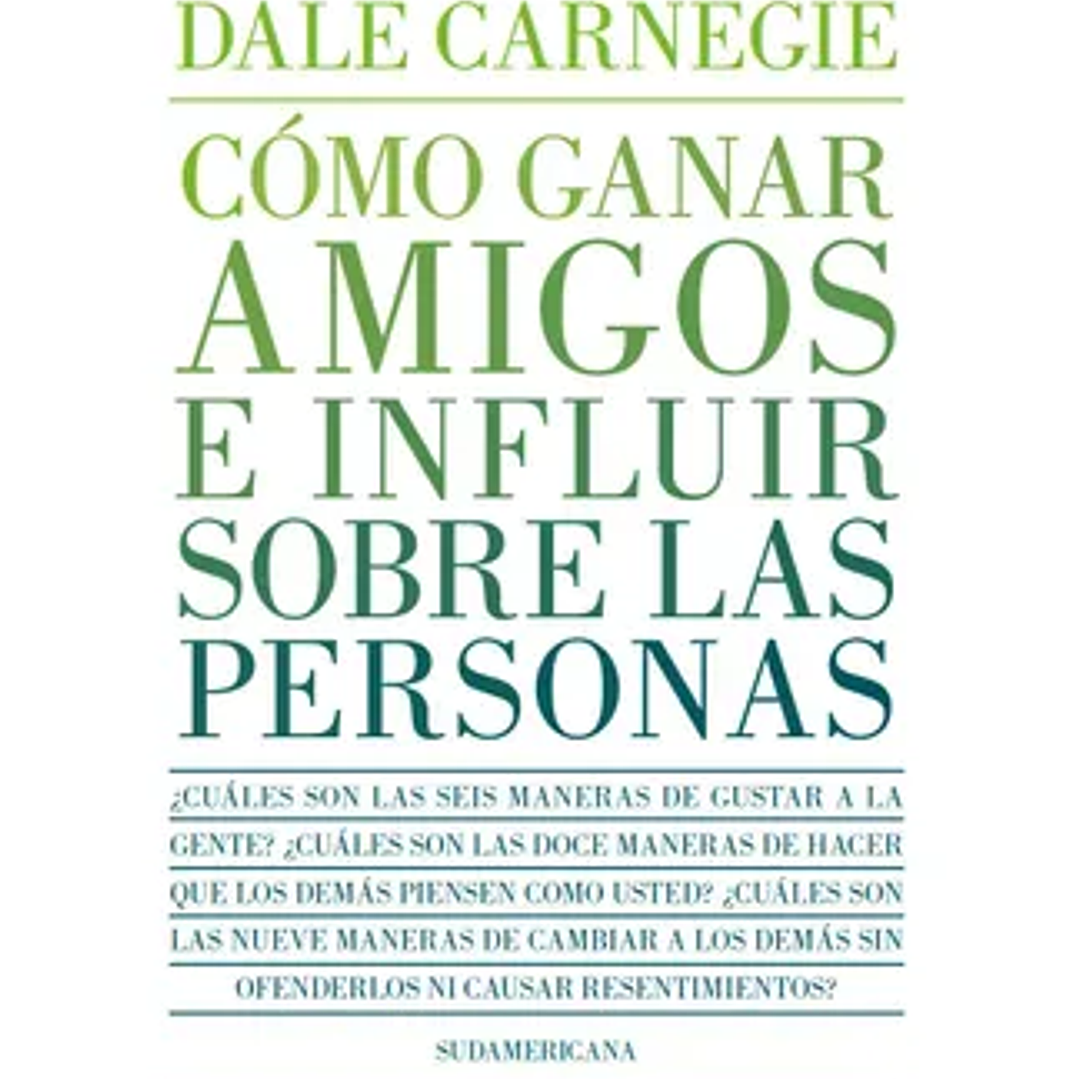 Como Ganar Amigos E Influir Sobre Las Personas (Blanco) 1