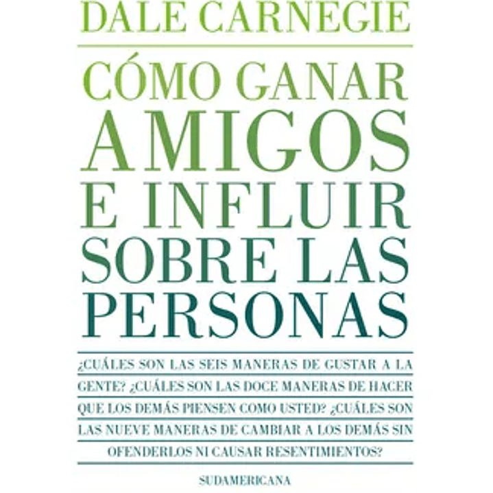 Como Ganar Amigos E Influir Sobre Las Personas (Blanco) 1