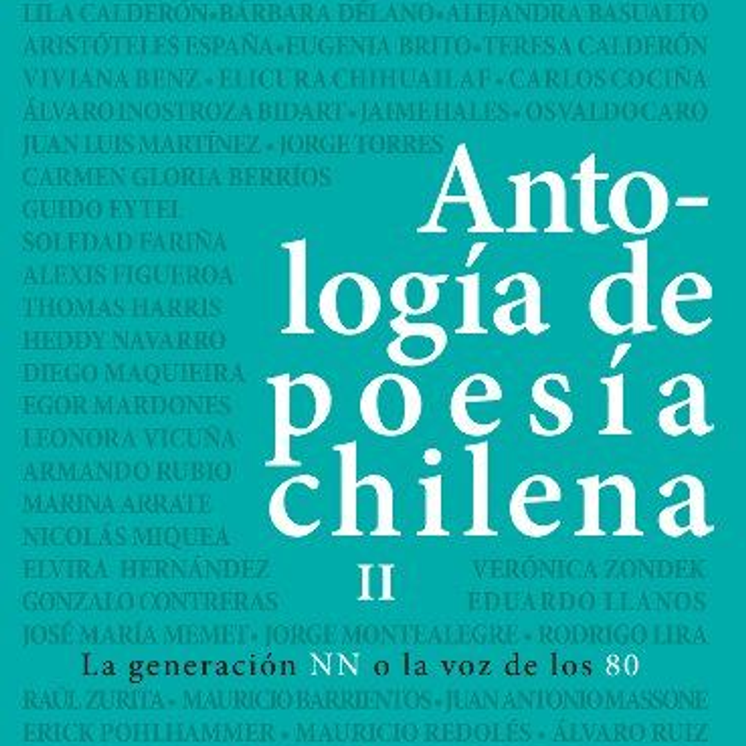 Antologia De Poesia Chilena Ii 1