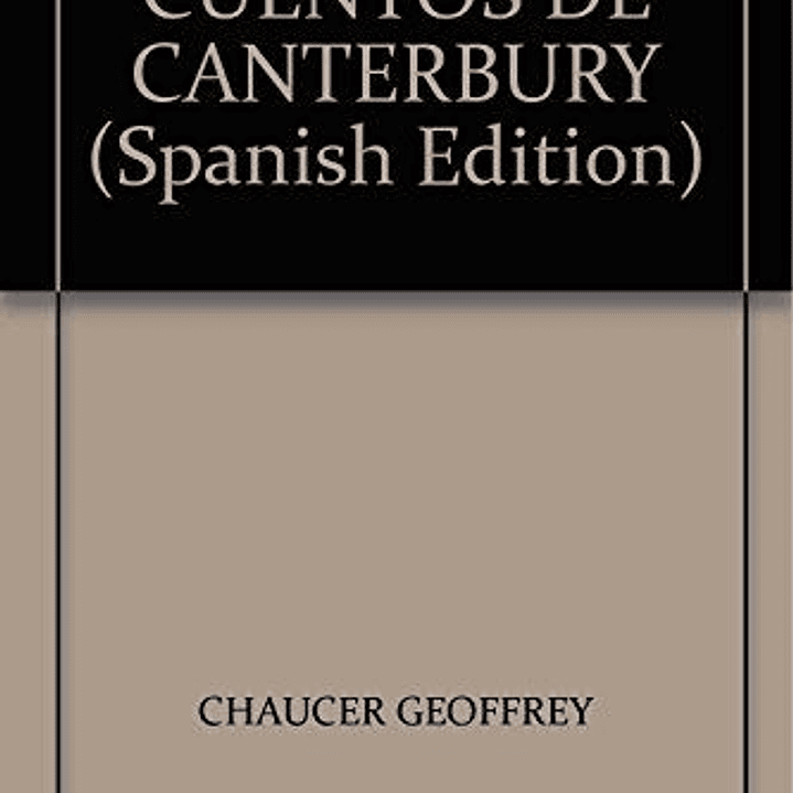 Cuentos De Canterbury 1
