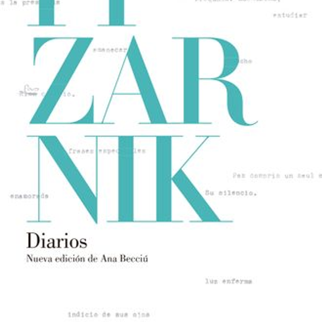 Diarios Alejandra Pizarnik - Nueva Edicion 1