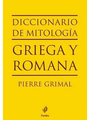 Diccionario De Mitologia Griega Y Romana