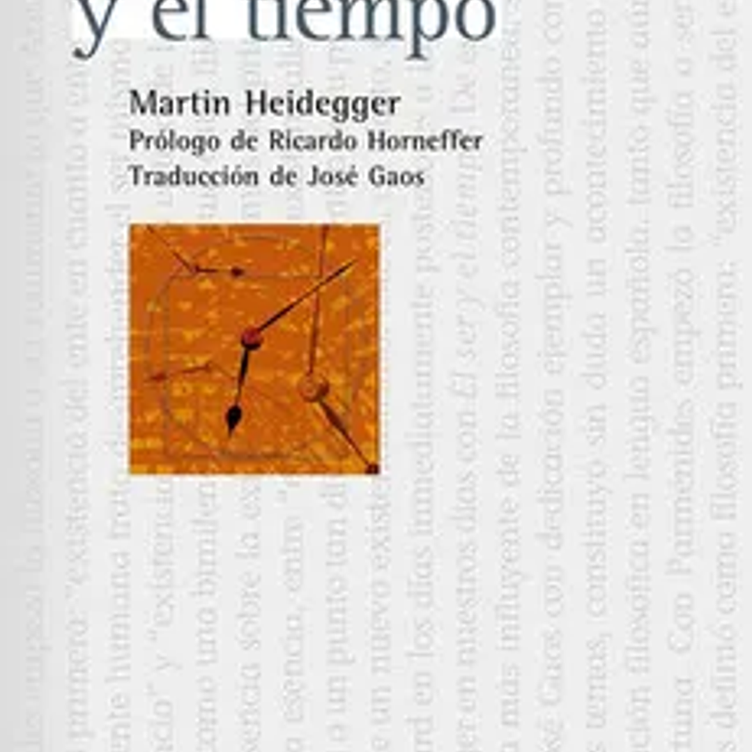 El Ser Y El Tiempo 1