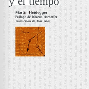 El Ser Y El Tiempo