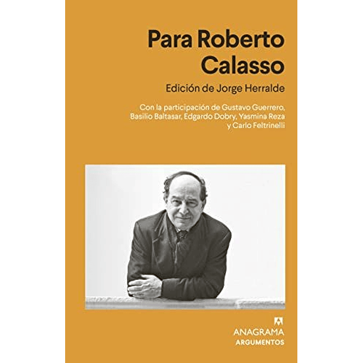 Para Roberto Calasso 1