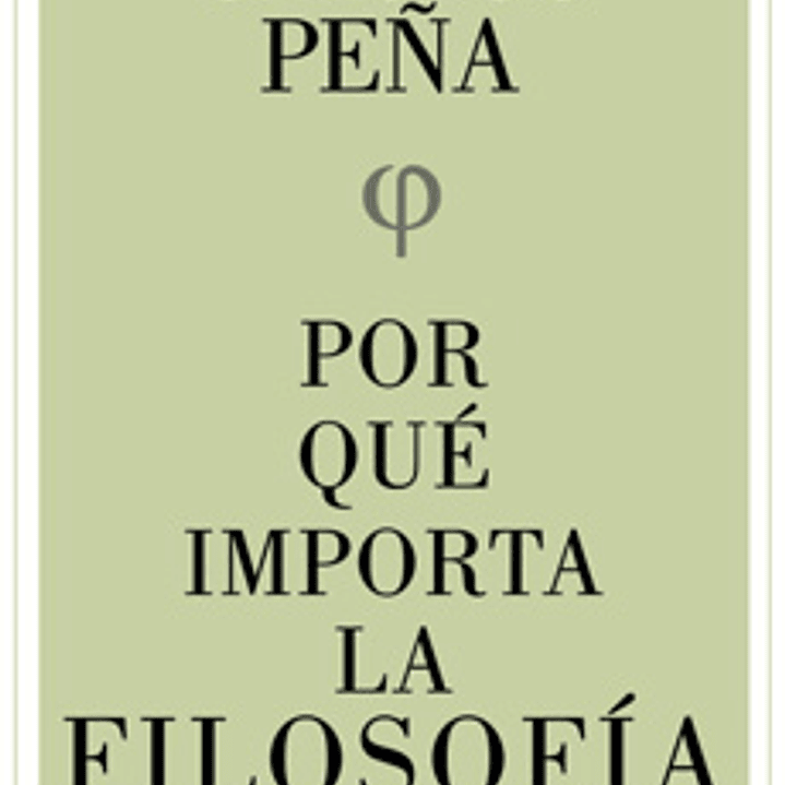 Por Que Importa La Filosofia 1