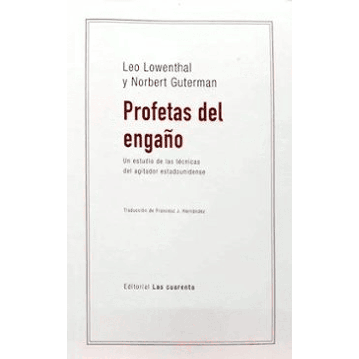 Profetas Del Engaño 1