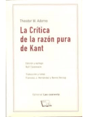 La Critica De La Razon Pura De Kant