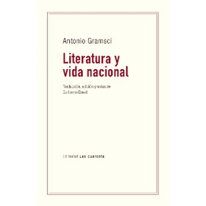 Literatura Y Vida Nacional 1