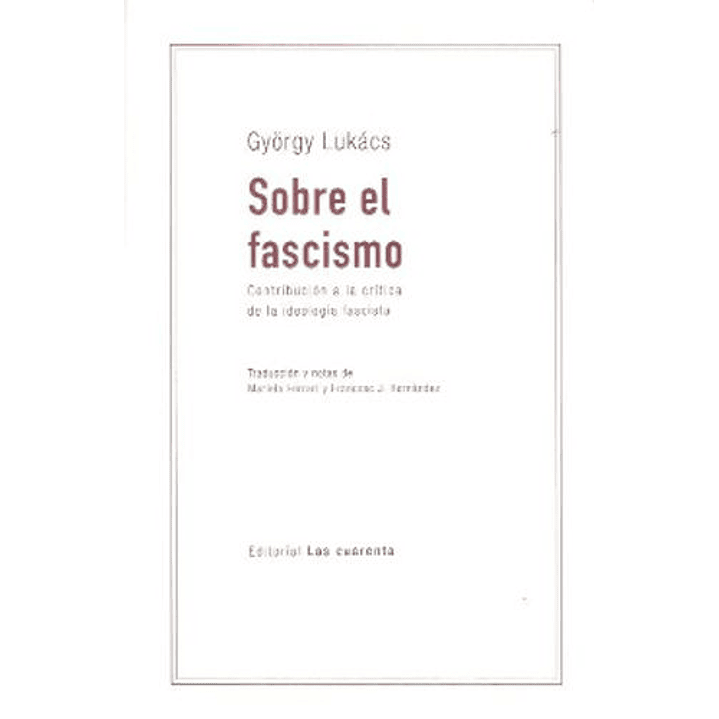 Sobre El Fascismo 1