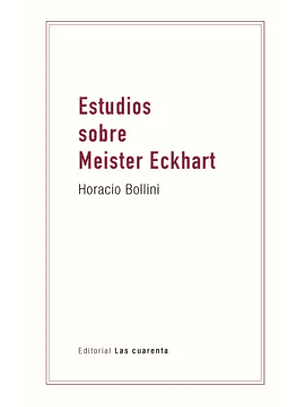 Estudios Sobre Meister Eckhart