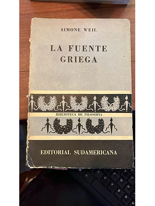 La Fuente Griega (Usado, Edicion De 1961)