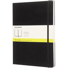 Cuaderno Clasico/ Xl / Negro / Lisa