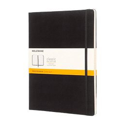 Cuaderno Clasico / Xl / Negro / De Rayas
