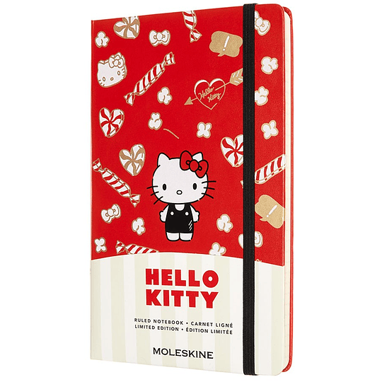 Cuaderno Hello Kitty / Grande / De Rayas