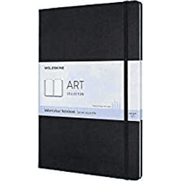 Libretas Art A4 Watercolour Notebook: Black