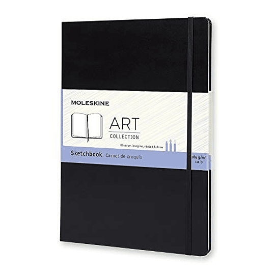 Moleskine Art Plus - Cuaderno De Dibujos, A4, Negro, Tapa Dura (12 X 8,5) (Libro En Eng)