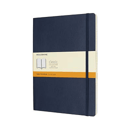 Moleskine Sapphire Blue Extra Large Ruled Notebook Soft