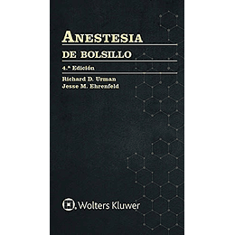 Anestesia  De Bolsillo 4ª Ed.