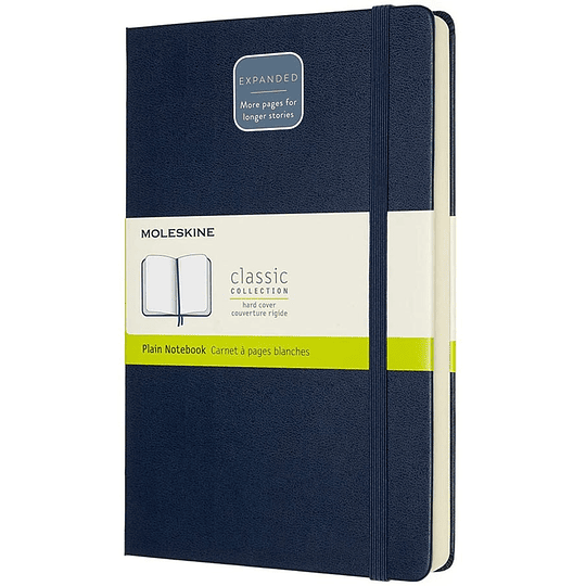 Cuaderno Clasico Expanded / Grande / Azul / Lisa