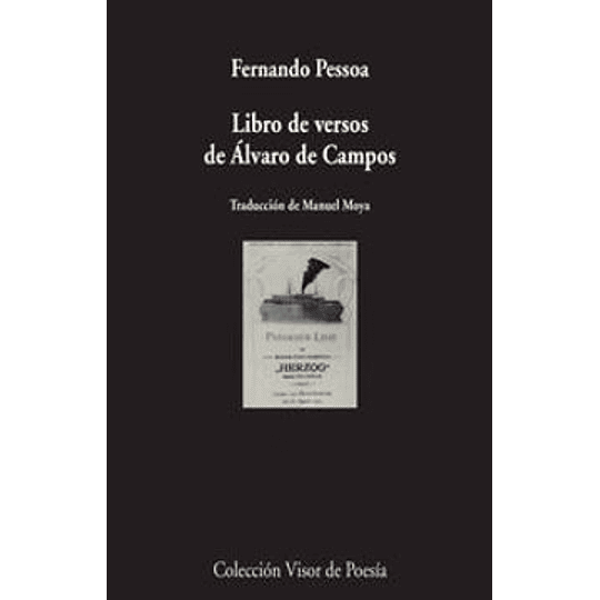 Libro De Versos De Alvaro Campos