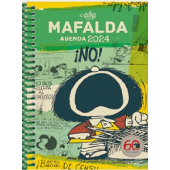 Agenda 2024 Anillada Feminista Verde - Mafalda 