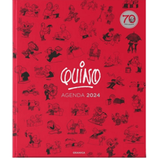 Agenda 2024 Ecuadernada Roja - Quino